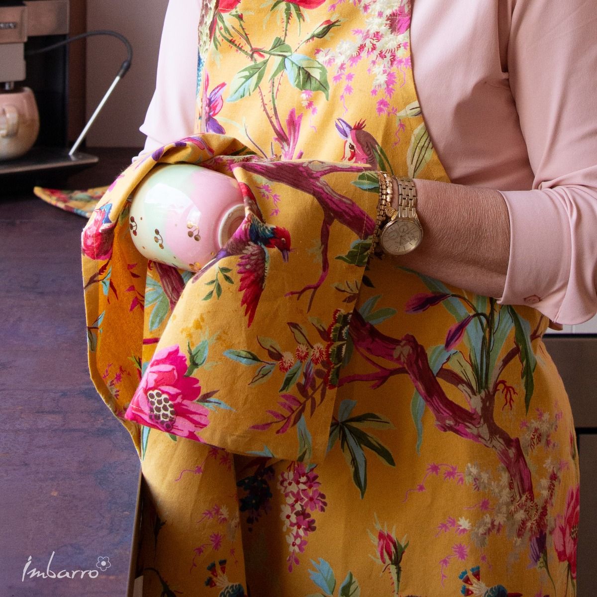 Keukendoeken set-van-2 Paradise Yellow 70x50cm