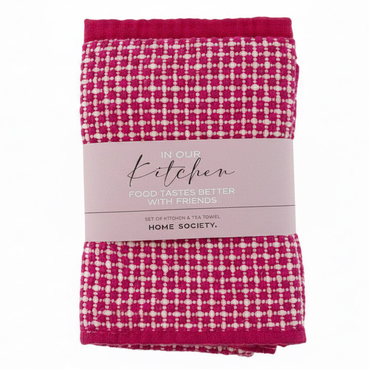 Keukenset fuchsia 40x60cm