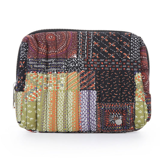 Make-up tas Patchwork multi 18x15cm