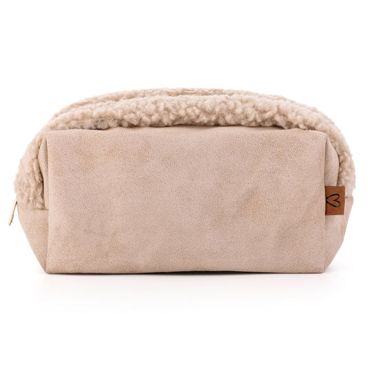 Make-up tas Teddy beige 20x12cm