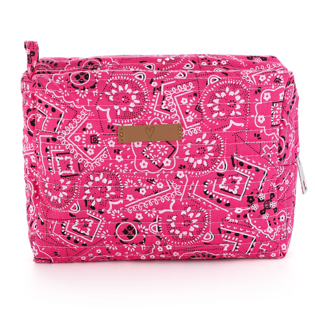 Make-up tasje Travel fuchsia 19x14cm