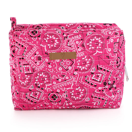 Make-up tasje Travel fuchsia 19x14cm