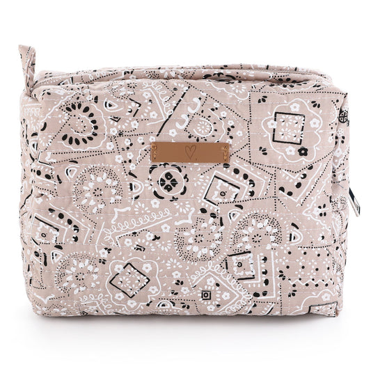 Make-up tasje Travel khaki 19x14cm