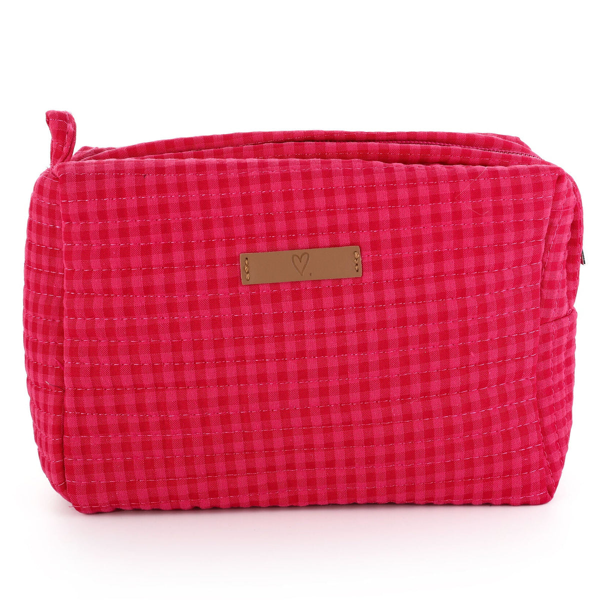 Make-up tasje Travel roze fuchsia 19x14cm
