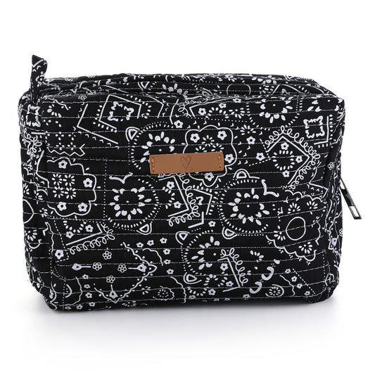 Make-up tasje Travel zwart 19x14cm
