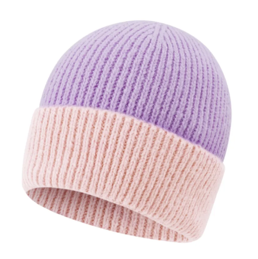 Muts Sof Knit lichtpaars roze