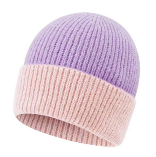 Muts Sof Knit lichtpaars roze