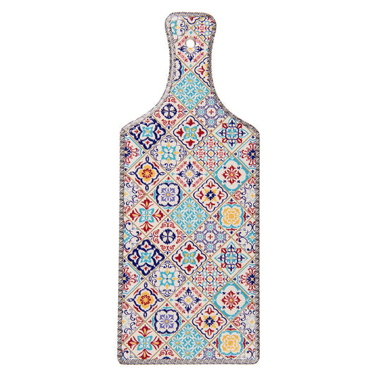 Onderzetter Pannen keramiek blauw multi 30x12cm