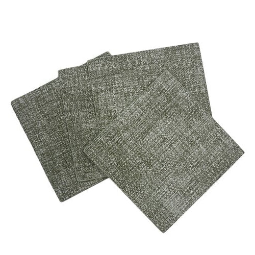 Onderzetters set-van-4 Vierkant groen 10x10cm