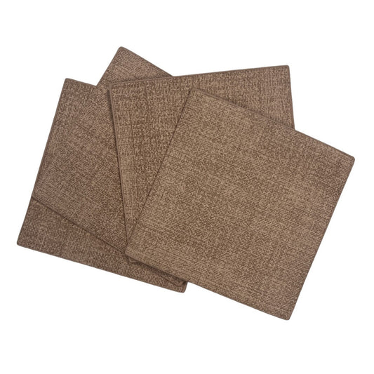 Onderzetters set-van-4 Vierkant roze 10x10cm