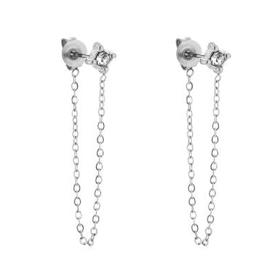 Oorbellen Sparkle zilver