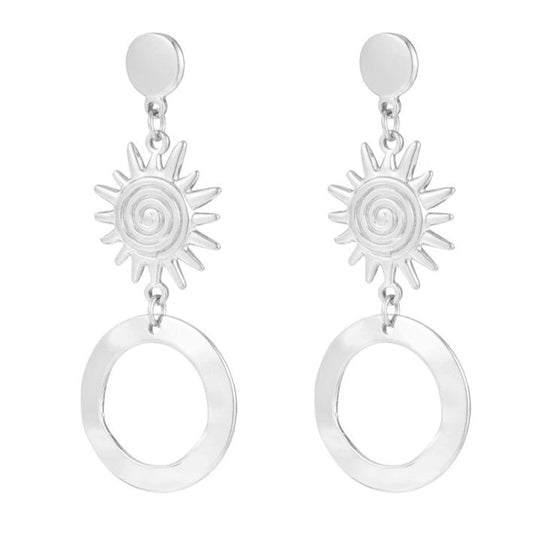 Oorbellen Sunny Shore zilver