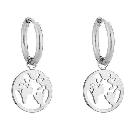 Oorbellen Aarde zilver