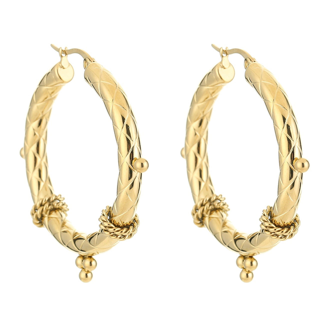 Oorbellen Bali Hoops goud