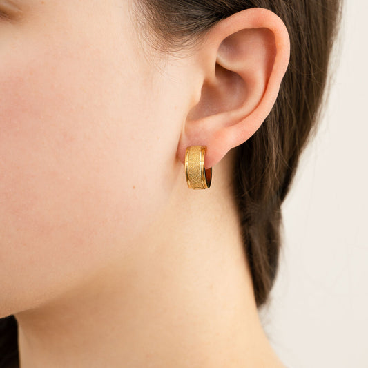 Oorbellen Basic rond goud model