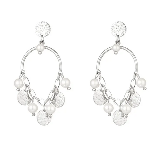 Oorbellen Chic Circles zilver