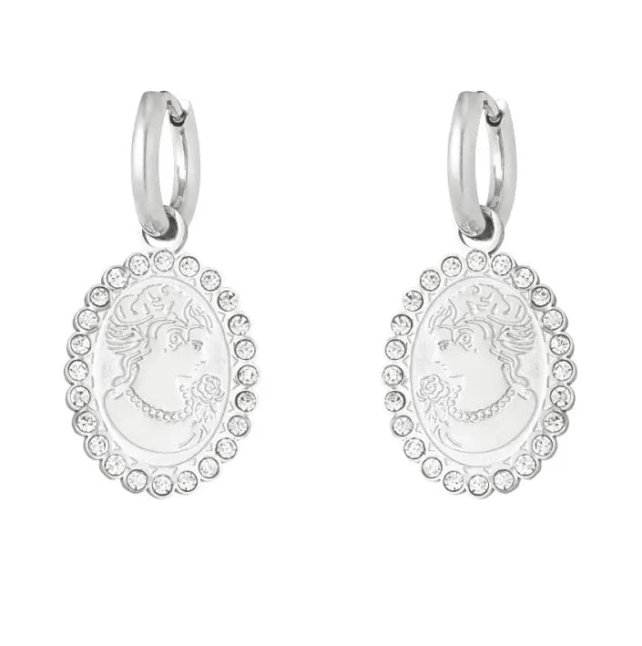 Oorbellen Classy Lady zilver