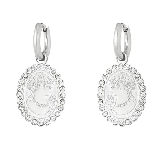 Oorbellen Classy Lady zilver