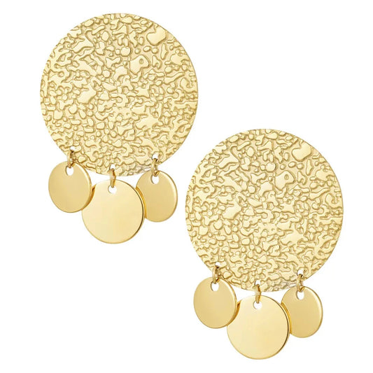 Oorbellen Coin Belletjes goud