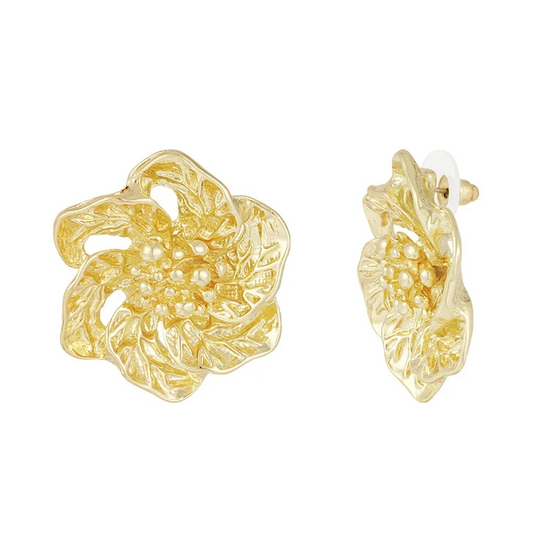 Oorbellen Luminous Flower goud