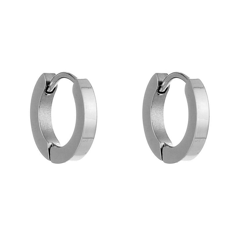 Oorbellen Platte Creool zilver