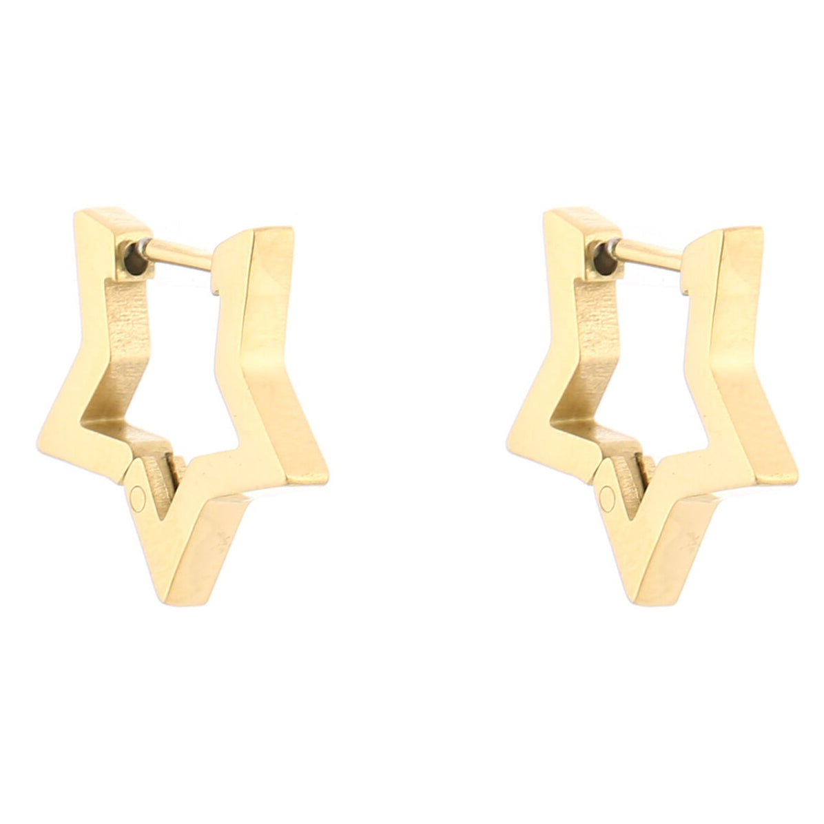 Oorbellen Star Shape goud
