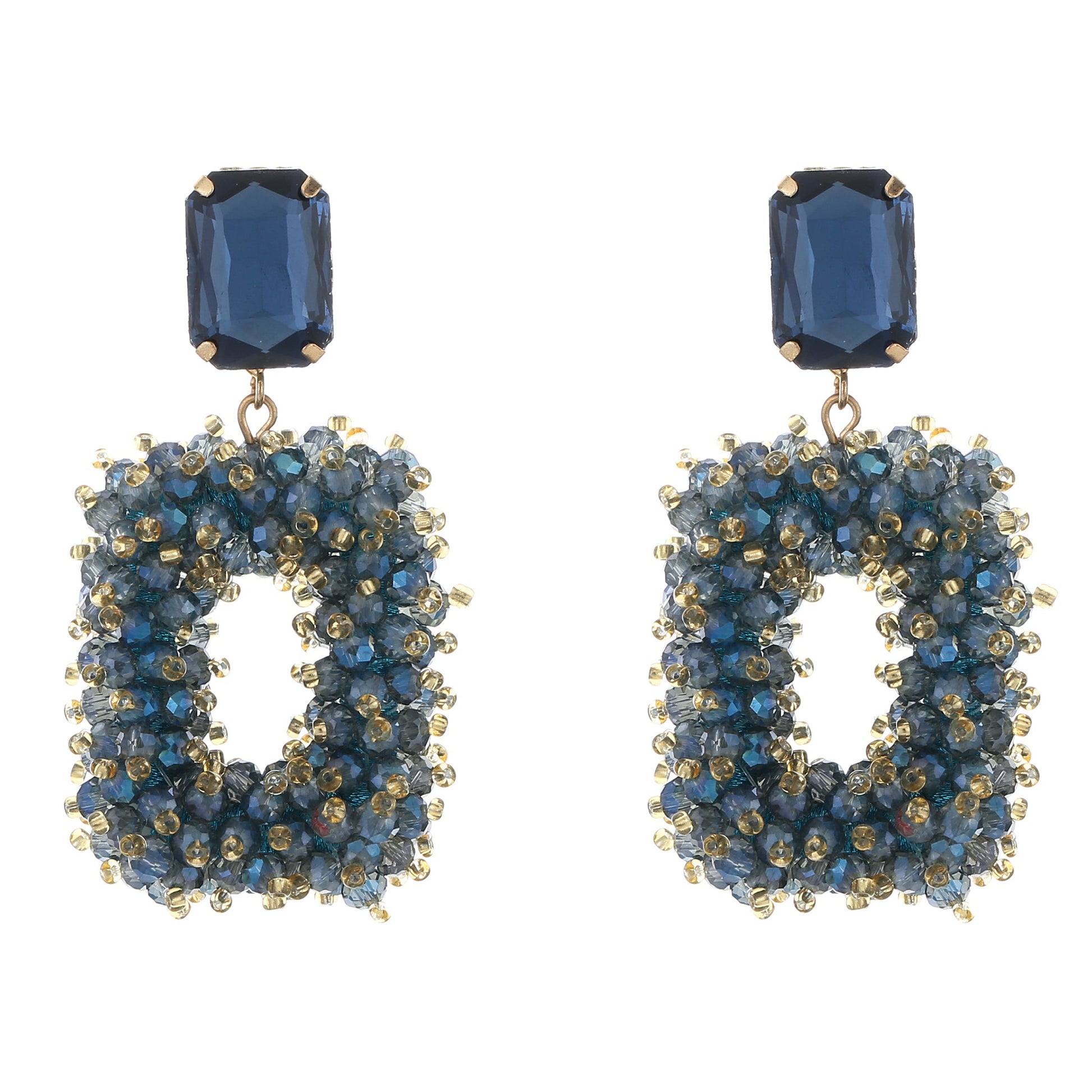 Oorbellen Statement blauw
