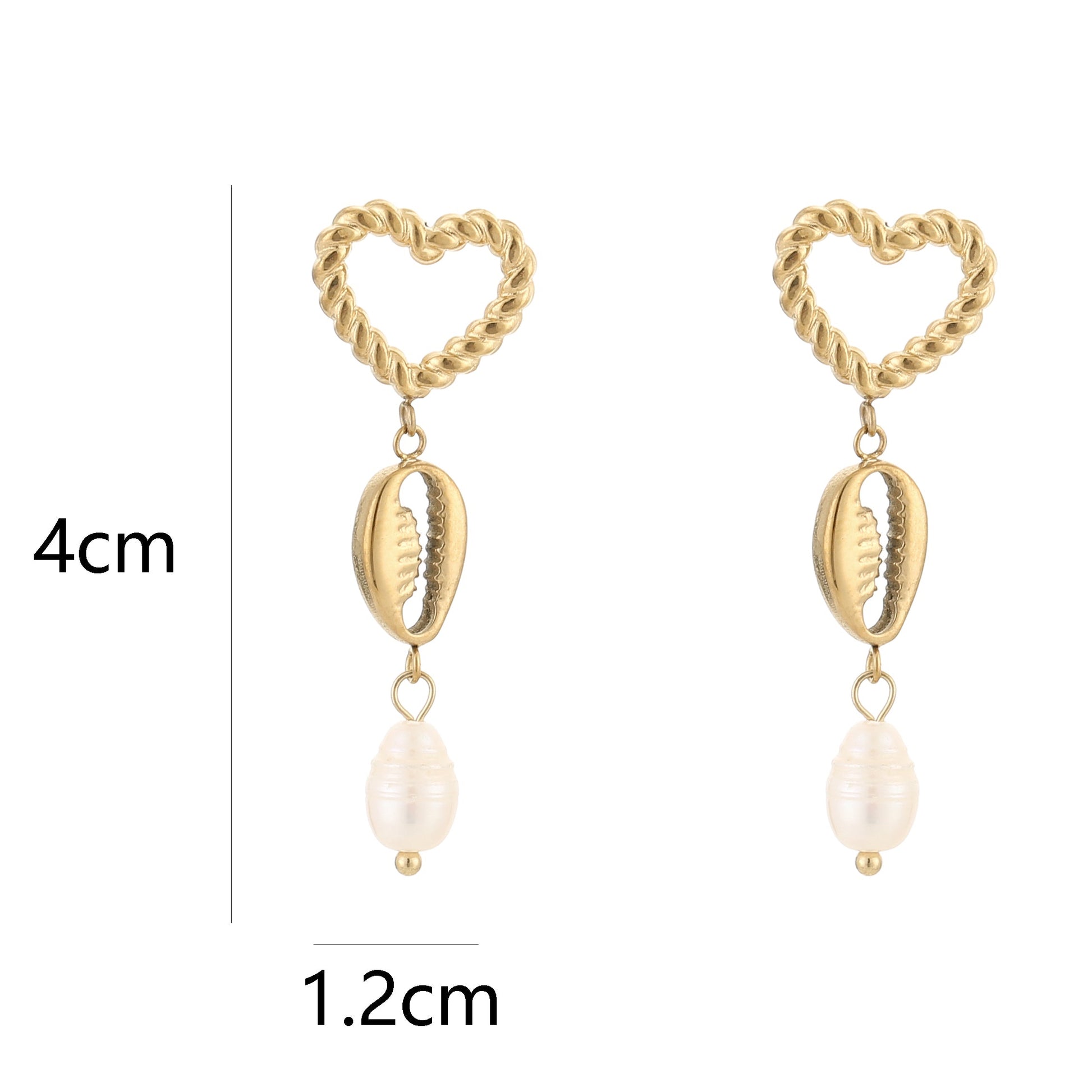 Oorbellen Statement goud maat