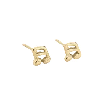 Oorstekers Music Key goud