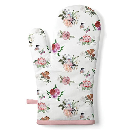 Ovenwant Charlotte wit roze 30x18cm