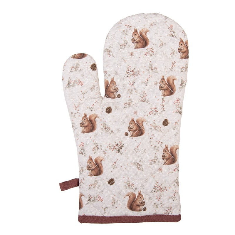 Ovenwant Eekhoorn beige 30x18cm