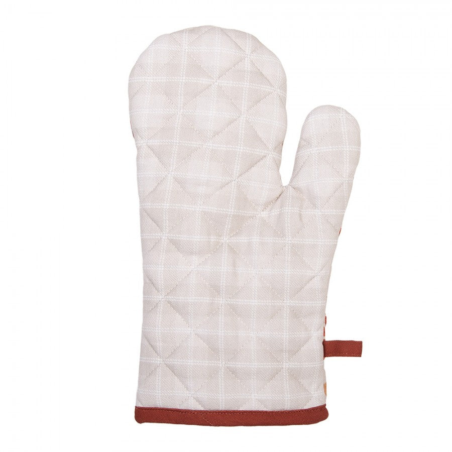 Ovenwant Herfst beige 30x18cm achterkant