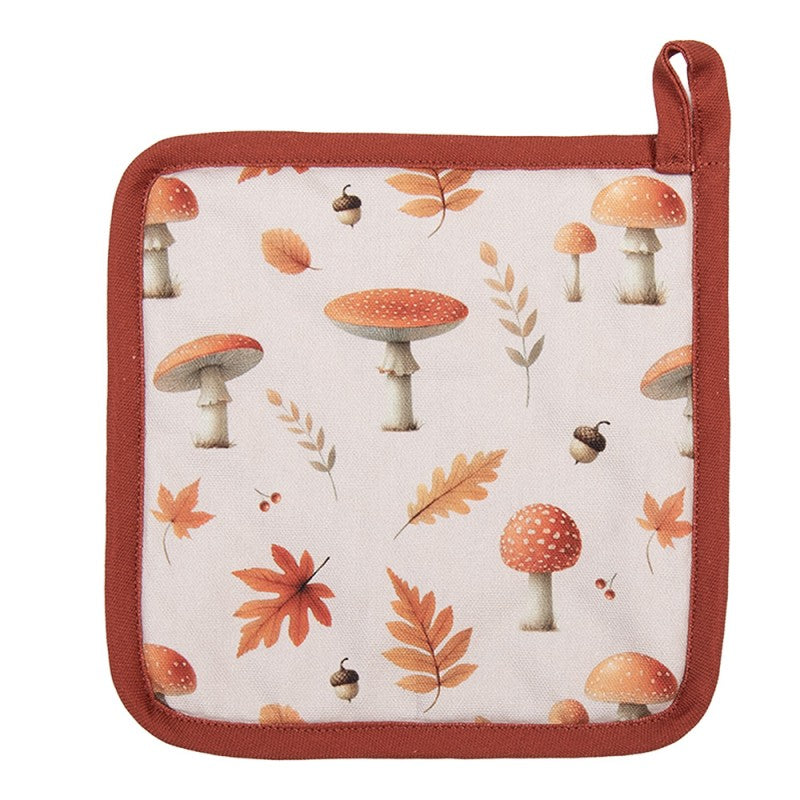 Pannenlap Herfst beige 20x20cm