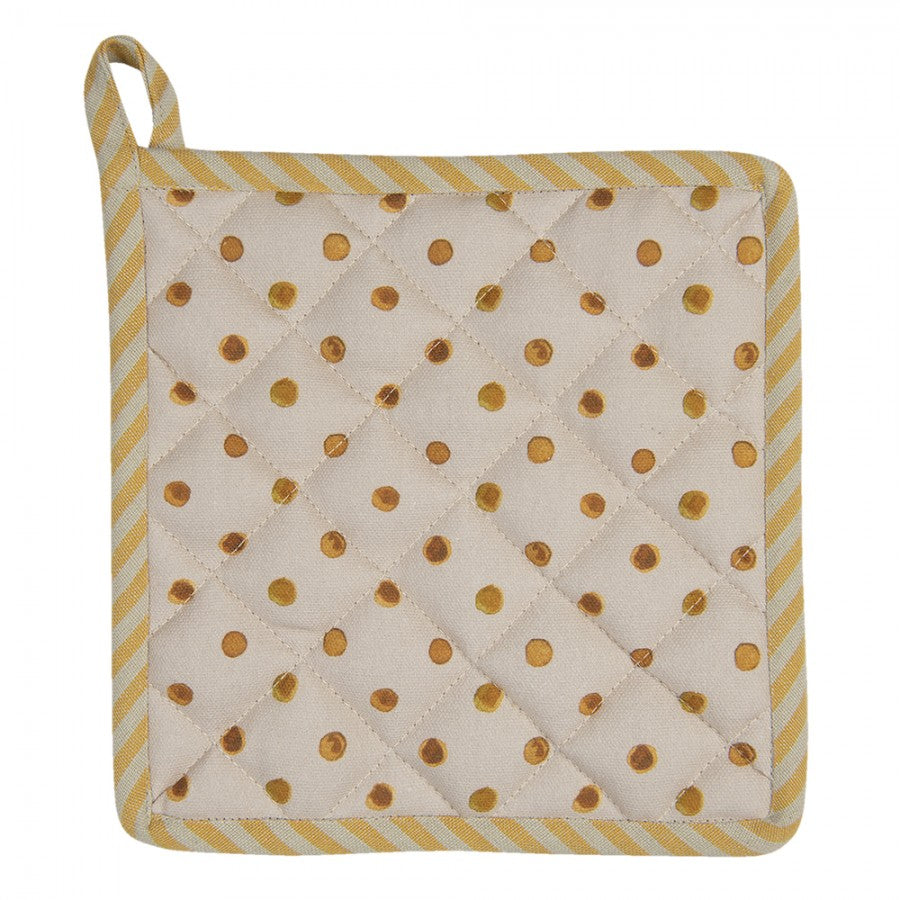 Pannenlap Lemon 20x20cm achterkant