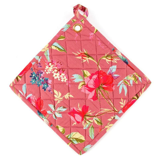 Pannenlappen set-van-2 Paradise Rose 25x25cm