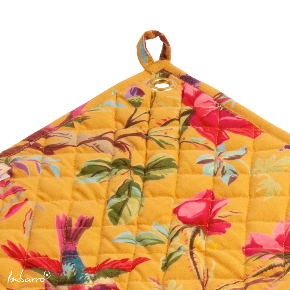 Pannenlappen set-van-2 Paradise Yellow 25x25cm