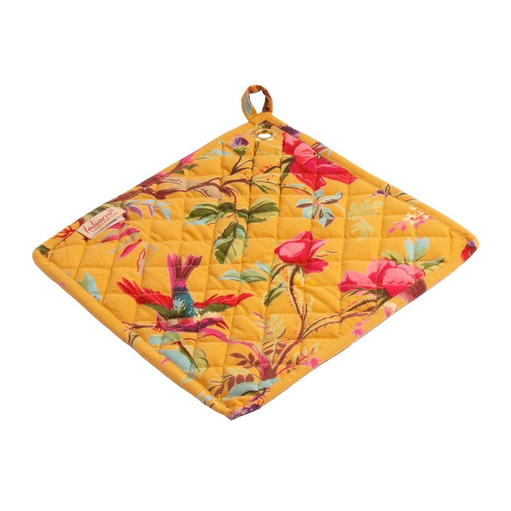 Pannenlappen set-van-2 Paradise Yellow 25x25cm