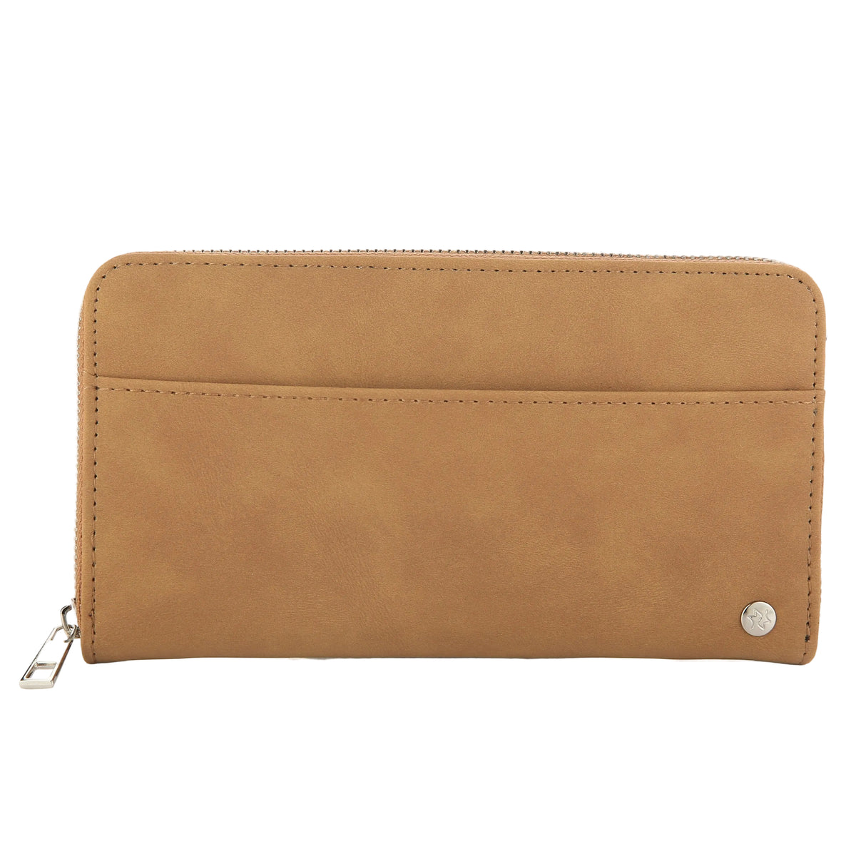 Portemonnee Basic Voorvakje camel 20x11cm