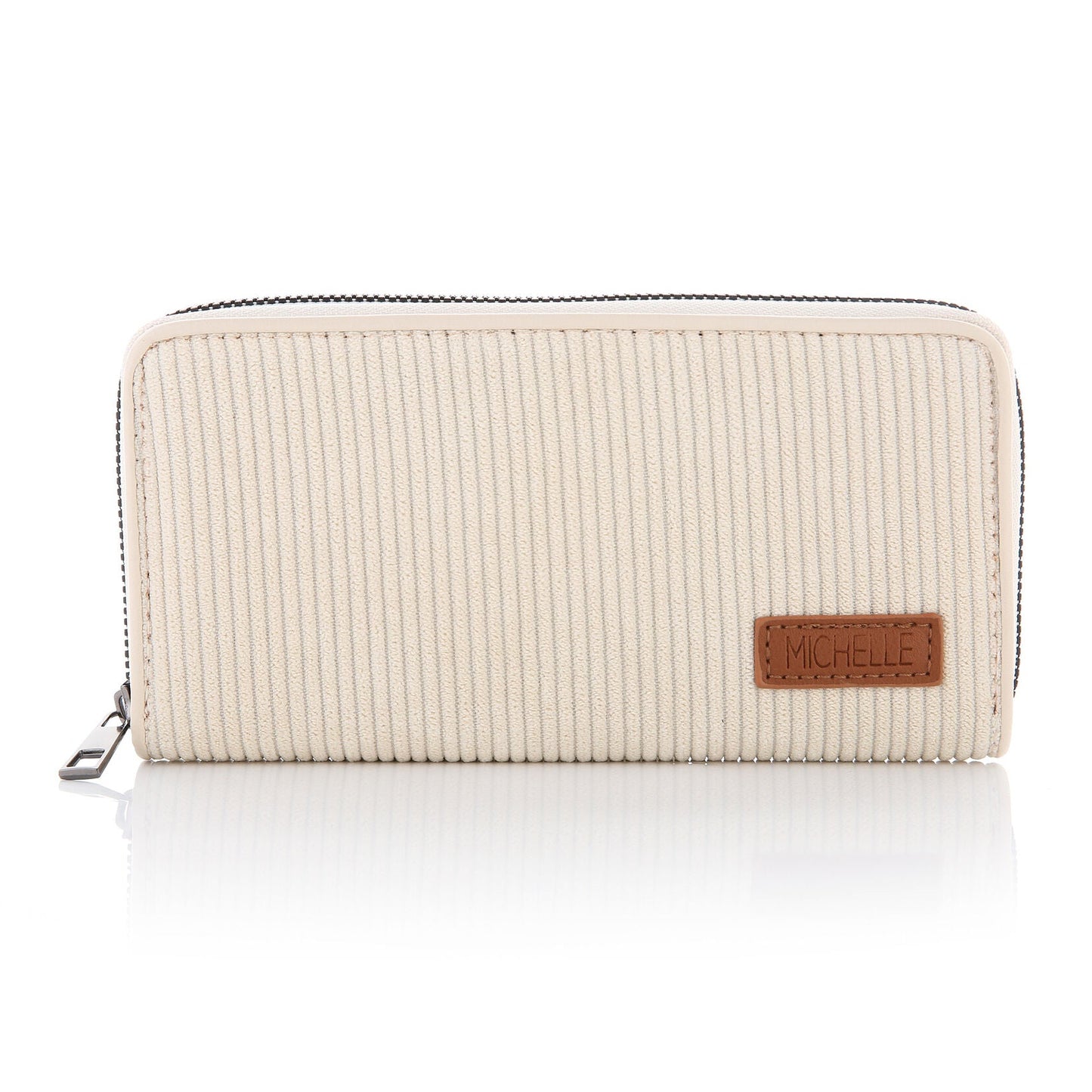 Portemonnee Corduroy beige 20x10cm