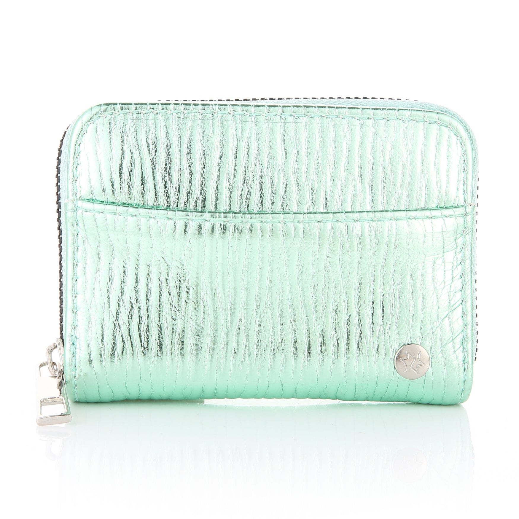 Portemonnee Glam mintgroen 12x9cm