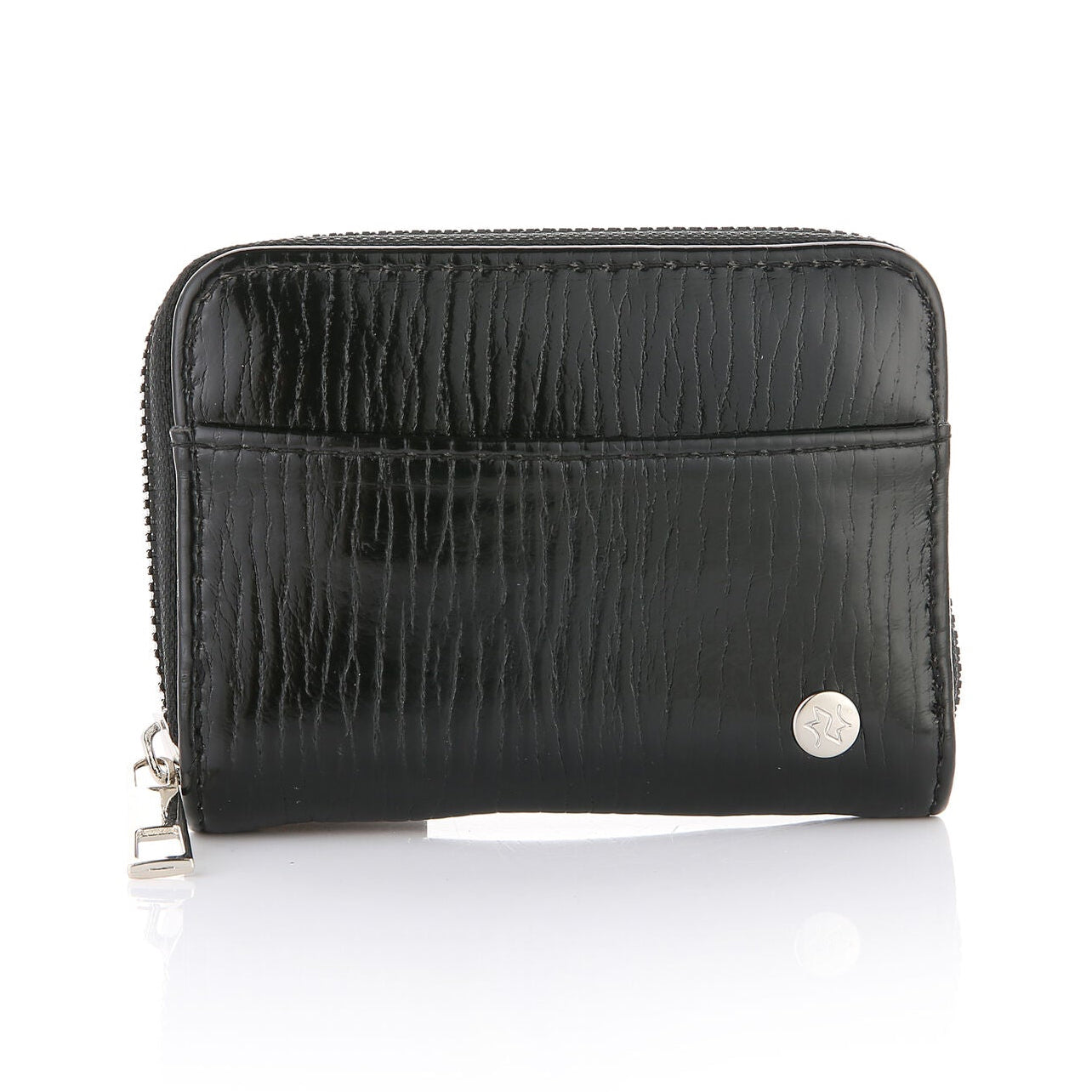 Portemonnee Glam zwart 12x9cm