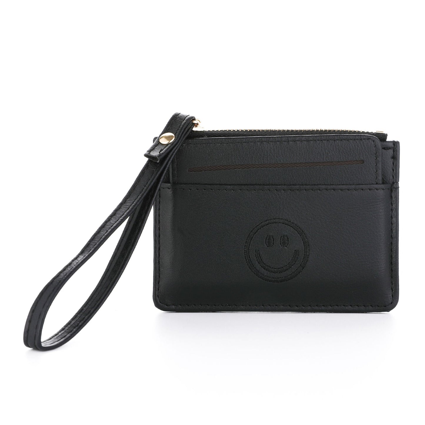 Portemonnee Happy Face black 12x9cm