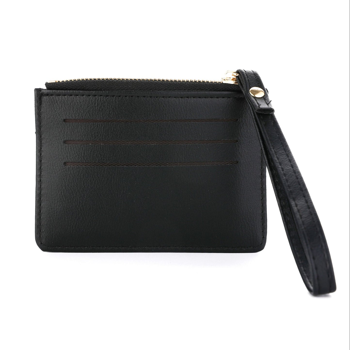 Portemonnee Happy Face black 12x9cm achterkant