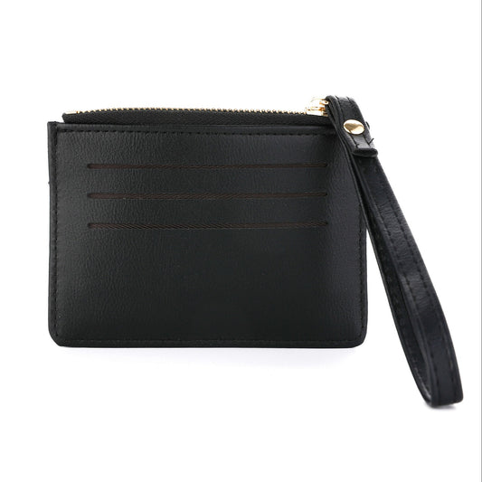 Portemonnee Happy Face black 12x9cm achterkant