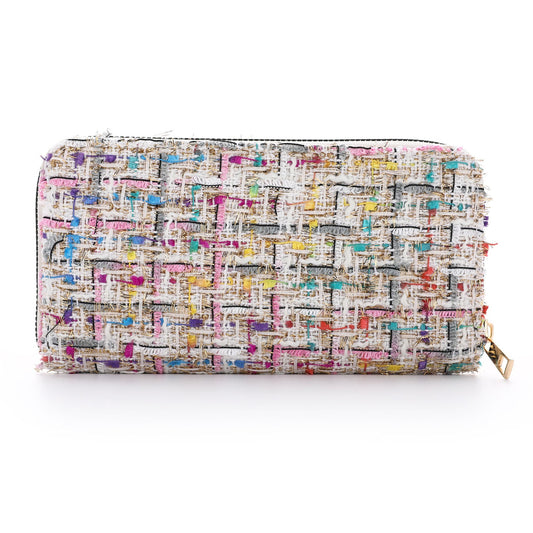 Portemonnee Klassiek Retro beige 20x10cm