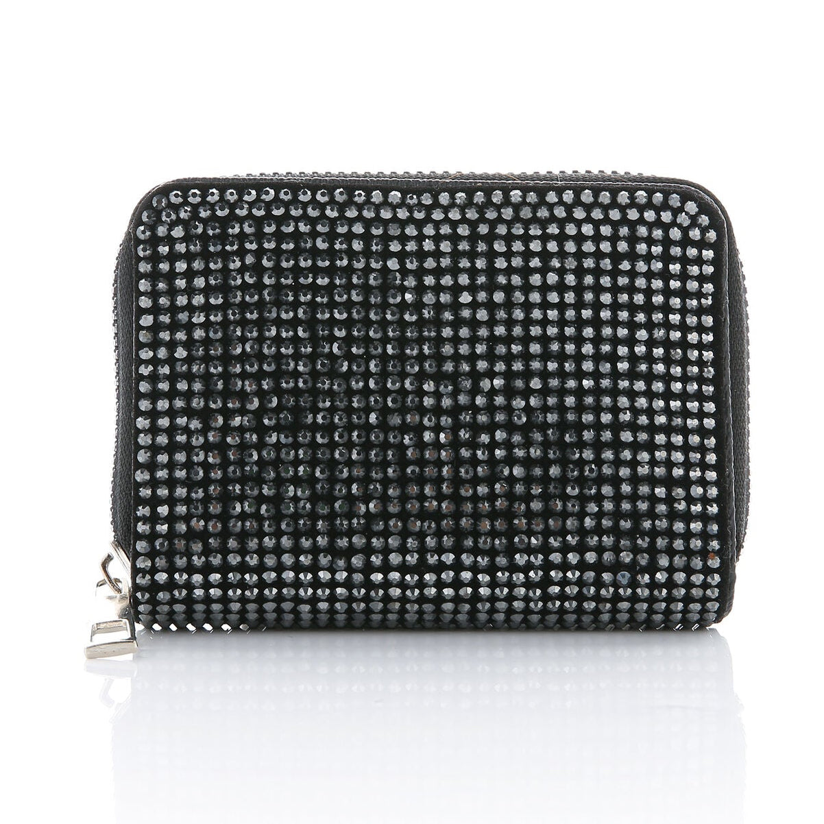 Portemonnee Sparkling black 11x8cm
