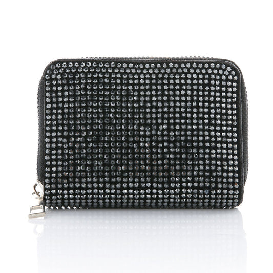 Portemonnee Sparkling black 11x8cm