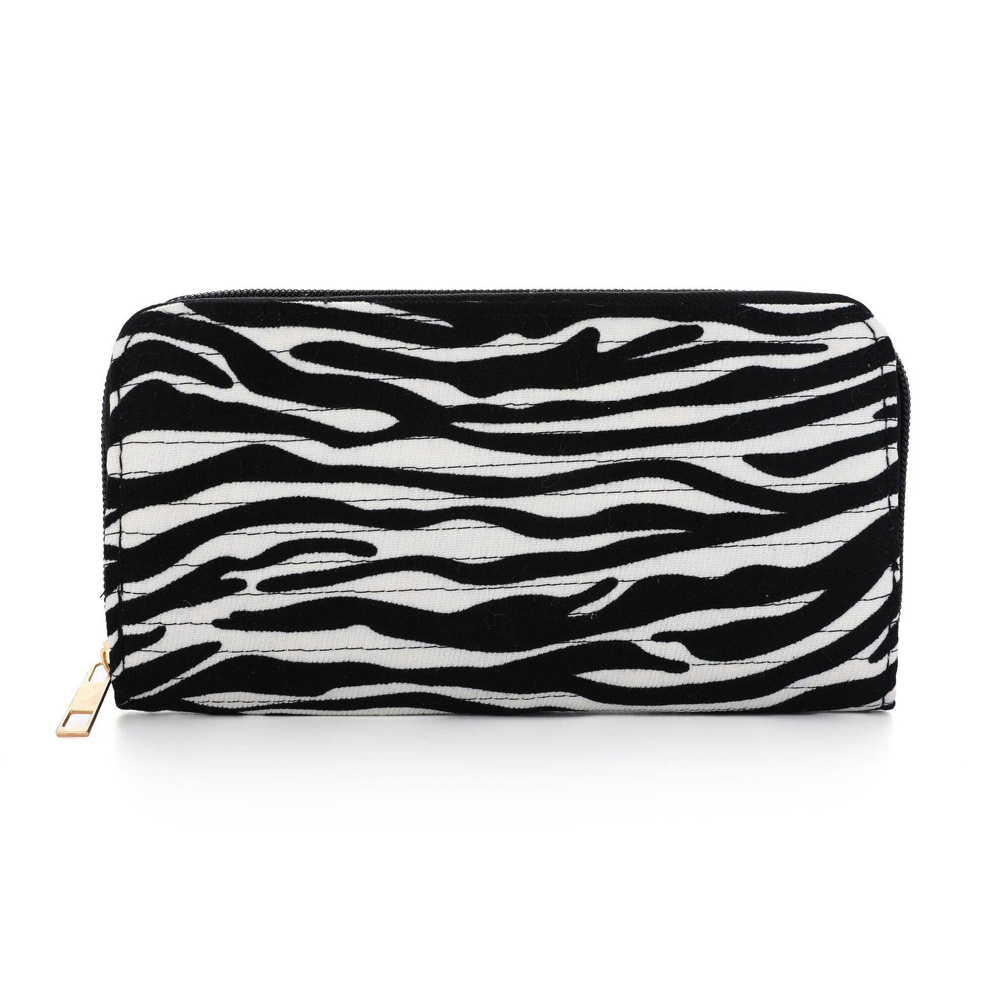 Portemonnee Zebra zwart wit 20x10cm