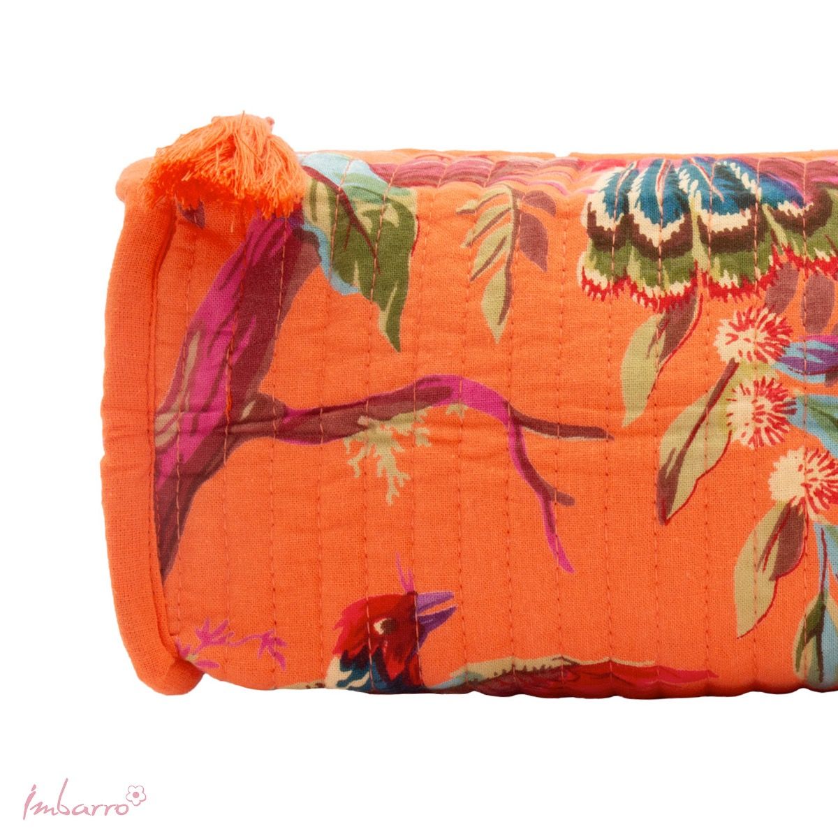 Pouch Quilted Paradise Mandarine 25x12cm
