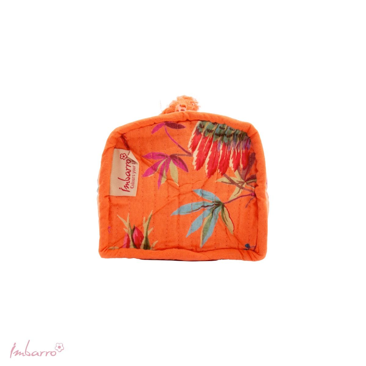 Pouch Quilted Paradise Mandarine 25x12cm